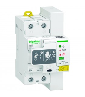Reconectador Diferencial Rearmable RED 2P 25A 30 mA, Ref. A9CR1225 SCHNEIDER ELECTRIC