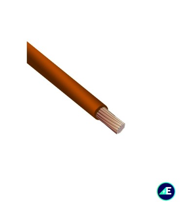 CABLE FLEXIBLE NORMAL MARRÓN  H05V-K1MR CPR Sección 1 mm²