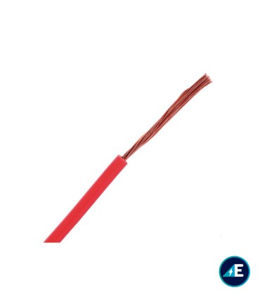 CABLE FLEXIBLE NORMAL ROJO H07V-K4RJ CPR Sección 4 mm²