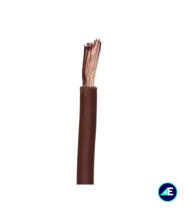 CABLE FLEXIBLE NORMAL MARRÓN H07V-K6MR CPR Sección 6 mm²