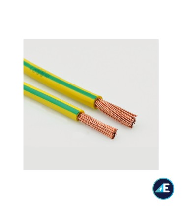 CABLE FLEXIBLE NORMAL AMARILLO/VERDE H07V-K16 CPR Sección 16 mm²