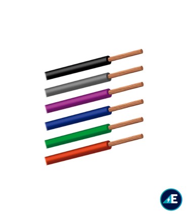 CABLE LIBRE DE HALÓGENOS ROJO H07Z1K1,5RJ CPR Sección 1,5 mm²