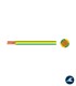CABLE LIBRE DE HALÓGENOS AMARILLO/VERDE H07Z1K1,5AV CPR Sección 1,5 mm²