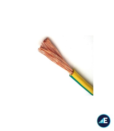 CABLE LIBRE DE HALÓGENOS AMARILLO/VERDE H07Z1K10AV CPR Sección 10 mm²