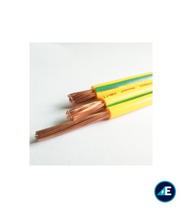 CABLE LIBRE DE HALÓGENOS AMARILLO/VERDE H07Z1K16AV CPR Sección 16 mm²