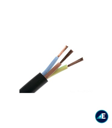 MANGUERA NEGRA RVK1kV3G2,5 CPR 0,6/1kV Sección 3G2,5 mm²