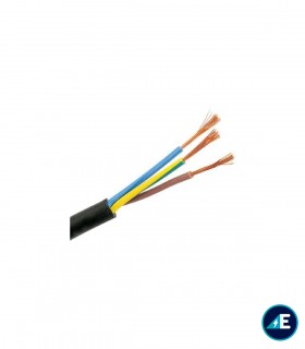 Cable MANGUERA CPR RV-K 0,6/1KV 3x1,5 negro GENERAL CABLE. 20303108