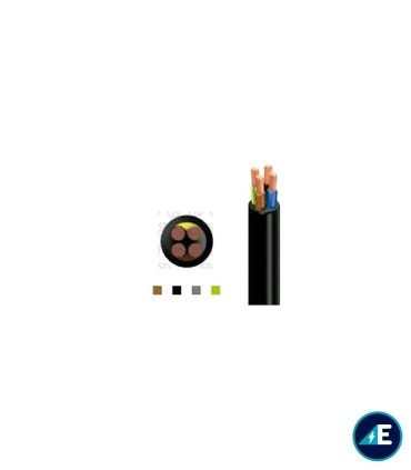 MANGUERA NEGRA RVK1kV4G2,5 CPR 0,6/1kV Sección 4G2,5 mm²