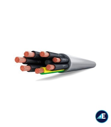 MANGUERA NEGRA VV-K7G1 CPR 0,6/1kV Sección 7G1 mm²