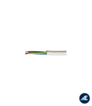 MANGUERA BLANCA FLEXIBLE H05VV-F3G1 CPR Sección 3G1 mm²