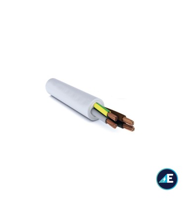MANGUERA BLANCA FLEXIBLE H05VV-F4G4 CPR Sección 4G4 mm²