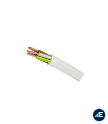 MANGUERA BLANCA FLEXIBLE H05VV-F7G1 CPR Sección 7G1 mm²