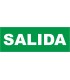PEGATINA TEXTO “SALIDA” PARA EMERGENCIA LUMINE L116N, Ref. AYEM004