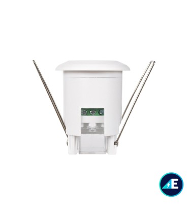 SENSOR DE MOVIMIENTO 360º EMPOTRAR TECHO MINI BLANCO 400W (LED) - 1200W (INCANDESCENCIA), Ref. AYE36001
