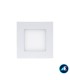 DOWNLIGHT LED EMPOTRABLE CUADRADO BLANCO 85-265V 6W 450LM 180º 3000K Ref. AYE440600WW