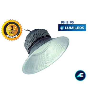 CAMPANA LED 150W Chip PHILIPS 170-260V 4000K Garantía 3 años Modelo SILVER 18450LM LUMILEDS 120º, Ref. AYE9610006NW