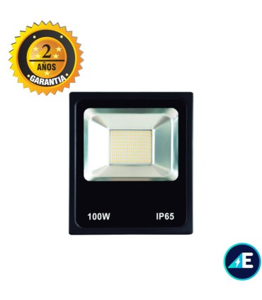 PROYECTOR LED EXTERIOR 100W Chip SMD 85-265V 6000K 9000LM 120º IP65 NEGRO, Ref. AYE5610031CW