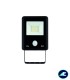 PROYECTOR LED CON SENSOR PIR Chip SMD 30W 220-240V 2700LM 6000K 120º IP65 NEGRO, Ref. AYE563001SCW