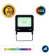 PROYECTOR LED RGB 30W SMD 220-240V 2250LM IP65 120º NEGRO, Ref. AYE563001RGB