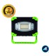 PROYECTOR LED CON BATERÍA RECARGABLE 10W SMD 800LM 6000K IP54 NEGRO/VERDE, Ref. AYE561001BCW