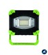 PROYECTOR LED CON BATERÍA RECARGABLE 20W SMD 1600LM 6000K IP54 NEGRO/VERDE, Ref. AYE562001BCW
