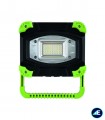 PROYECTOR LED CON BATERÍA RECARGABLE 20W SMD 1600LM 6000K IP54 NEGRO/VERDE, Ref. AYE562001BCW