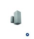 APLIQUE EXTERIOR CASABLANCA POTENCIA MÁXIMA 2x35W GU10 IP54 GRIS, Ref. AYE870530CW