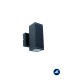 APLIQUE EXTERIOR CASABLANCA POTENCIA MÁXIMA 2x35W GU10 IP54 NEGRO, Ref. AYE870531CW