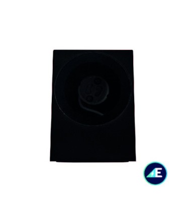 APLIQUE EXTERIOR LED HEROS 1XGU10 MÁX. 6W IP54 NEGRO Ref. AYE871201