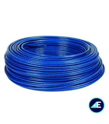 ROLLO DE 200 METROS DE CABLE FLEXIBLE NORMAL AZUL H07V-K1,5AZ CPR Sección 1,5 mm²