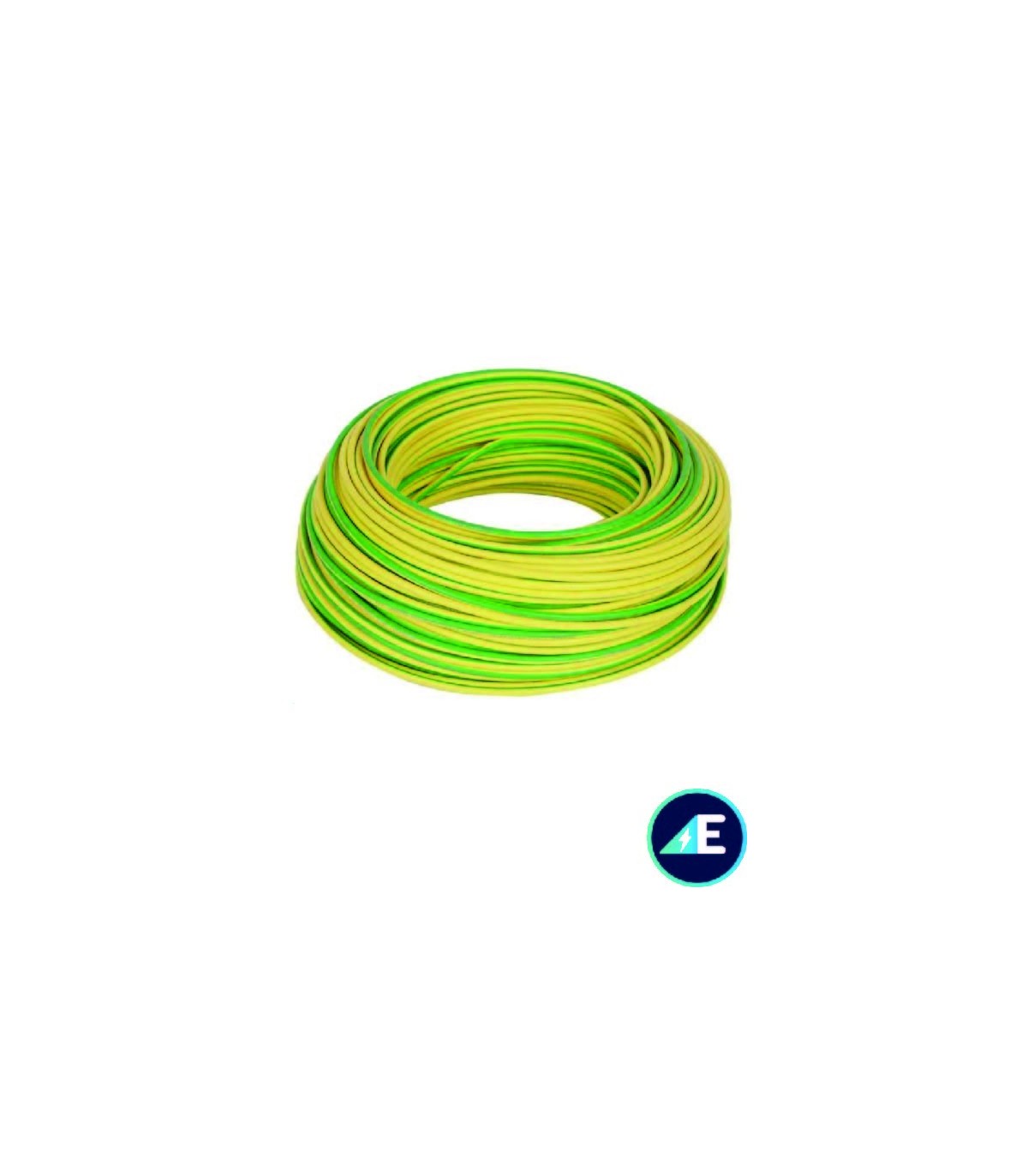 Ref.011530 ROLLO LIBRE HALÓGENOS H07Z1 AMAR/VERDE 1,5mm2 CPR