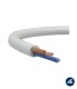ROLLO DE 100 METROS DE MANGUERA BLANCA FLEXIBLE H05VV-F2x1 CPR Sección 2x1 mm²