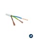 ROLLO DE 100 METROS DE MANGUERA BLANCA FLEXIBLE H05VV-F3G2,5 CPR Sección 3G2,5 mm²