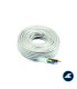 ROLLO DE 100 METROS DE MANGUERA BLANCA FLEXIBLE H05VV-F5G1 CPR Sección 5G1 mm²