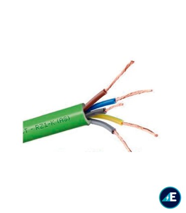 ROLLO DE 100 METROS DE MANGUERA LIBRE DE HALÓGENOS RZ1KAS5G2,5 CPR Sección 5G2,5 mm²