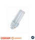 LÁMPARA FLUORESCENTE COMPACTA 4 PINES 26W 3000K 1800LM, Ref. DULUXD/E26830 OSRAM LEDVANCE DULUX D/E