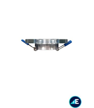 ARO FIJO EMPOTRABLE CUADRADO CRISTAL ESPEJO 50mm TRANSPARENTE Ref. AYE313CE