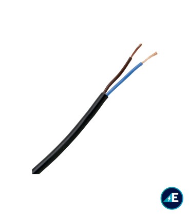 ROLLO 100 METROS Sección 2x1 mm²  MANGUERA NEGRA VV-K2x1 CPR 300/500V