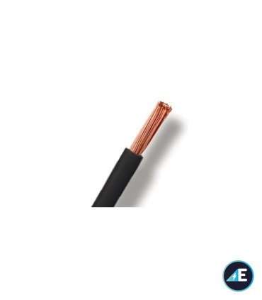 ROLLO 100 METROS Sección 1x6 mm² MANGUERA NEGRA RVK1kV1x6 CPR 0,6/1kV