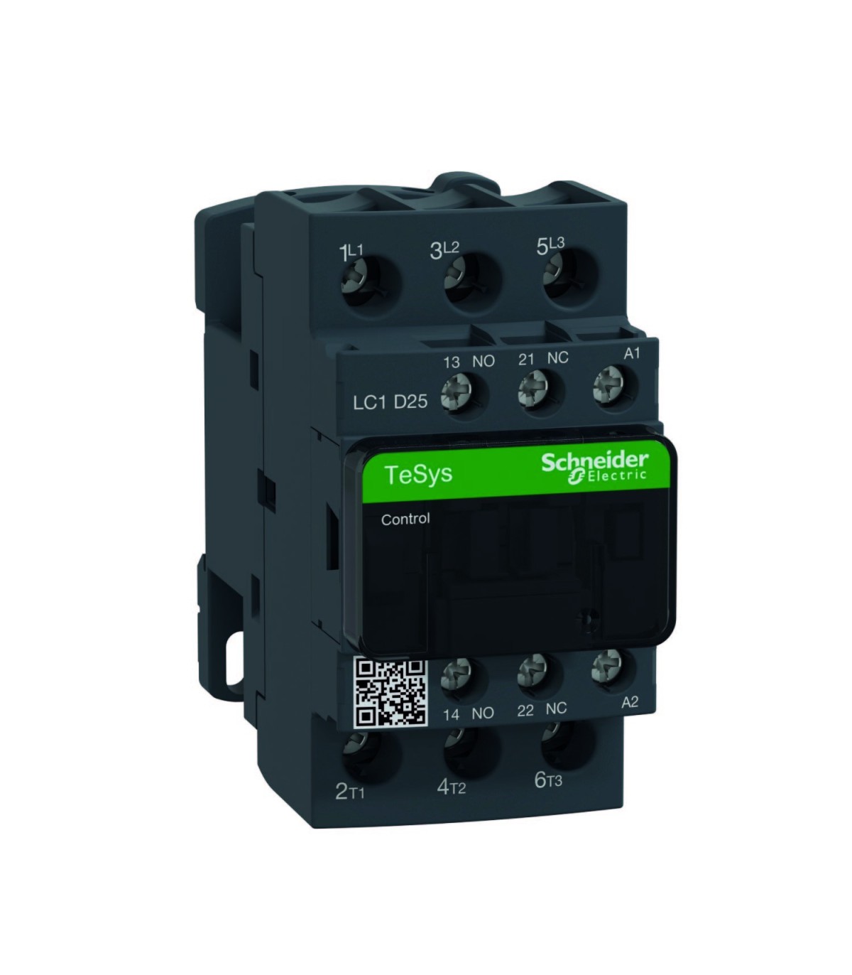 2X Contactor Modular de CA DomésticoTOCT1-25, 2P, 25A, 1NO, 1NC, 220V