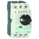 Guardamotor Magnetotérmico 0,4-0,63A 3P, Ref. GV2P04 SCHNEIDER ELECTRIC Magnetotérmico con mando rotativo
