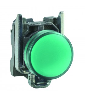Piloto luminoso LED verde XB4, 230V, 22mm, Ref. XB4BVM3 SCHNEIDER ELECTRIC