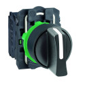 Selector de 3 Posiciones de 45° Negro, 2 NA, ø 22mm, Ref. XB5AD33 SCHNEIDER ELECTRIC