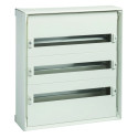 Cofre superficie 3 filas de 24 módulos, Ref. 08003 SCHNEIDER ELECTRIC Prisma plus, 3 carriles y 3 tapas para los módulos