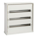 Cofre superficie 3 filas de 24 módulos, Ref. LVS08003 SCHNEIDER ELECTRIC PrismaSeT160, 3 carriles y 3 tapas para los módulos