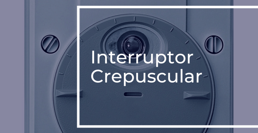Instrucciones de uso del interruptor crepuscular
